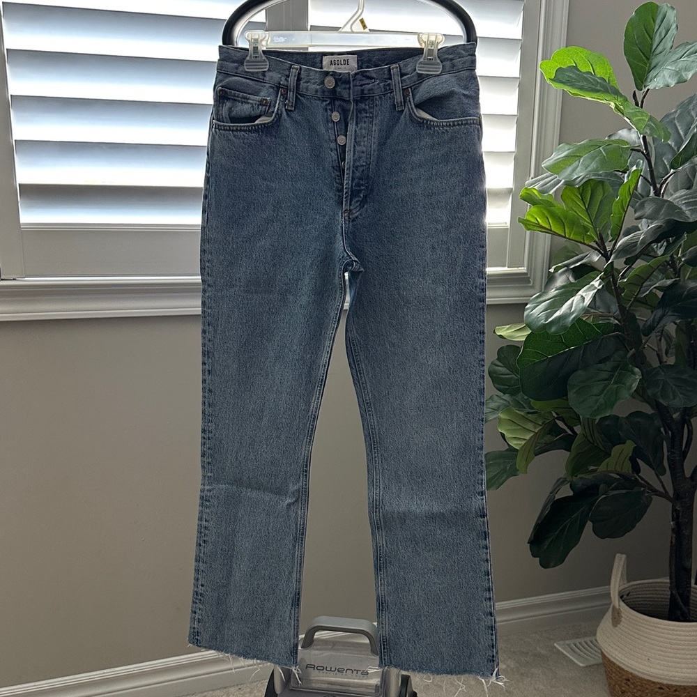 Agolde Classic Blue Denim Jeans